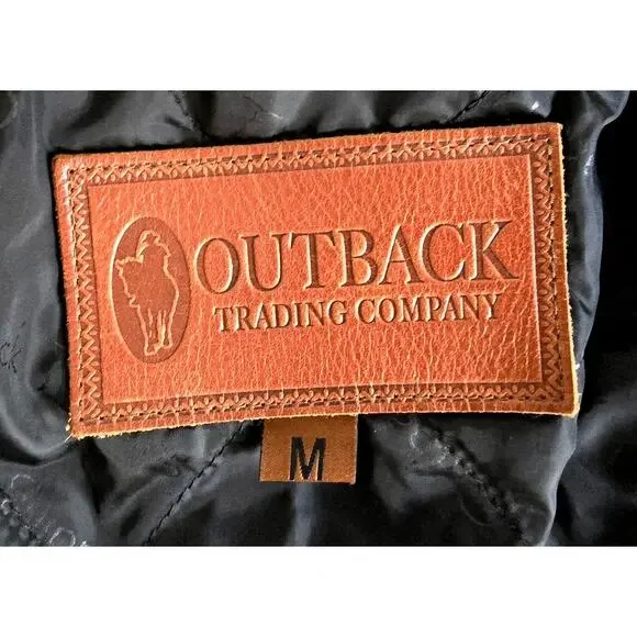 Outback Trading Co. Black Microsuede Jacket Insulated Quilted Gold Cup Women's M - Picture 4 of 10